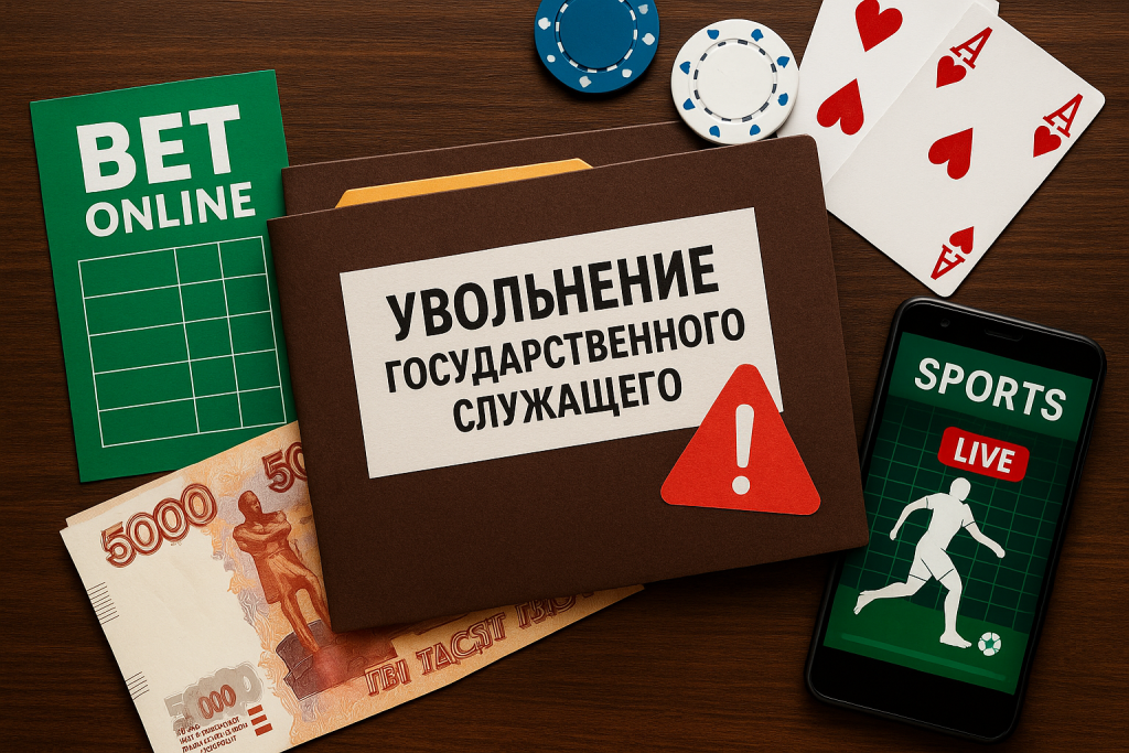 ГОССЛУЖАЩИХ УВОЛИЛИ ЗА СТАВКИ В БУКМЕКЕРСКИХ КОНТОРАХ