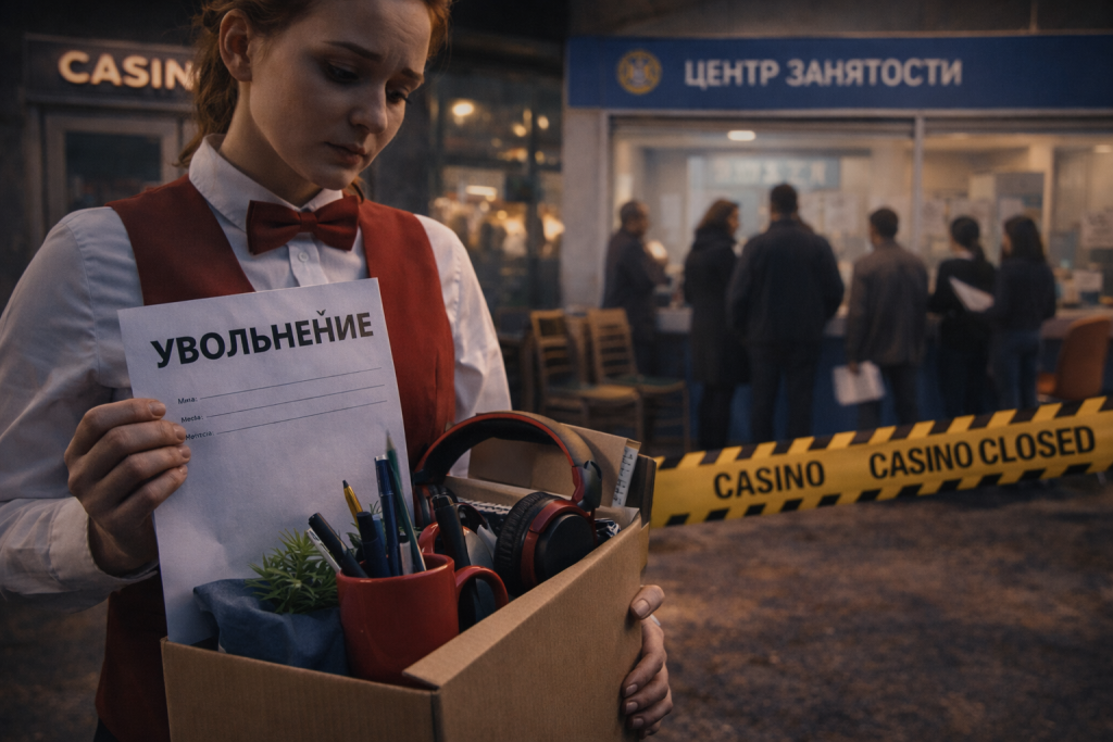 В СЛУЧАЕ ЗАКРЫТИЯ ИГОРНЫХ ЗАВЕДЕНИЙ, КАКИЕ ОБЯЗАТЕЛЬСТВА ВОЗЬМЁТ НА СЕБЯ ГОСУДАРСТВО ПЕРЕД РАБОТНИКАМИ?