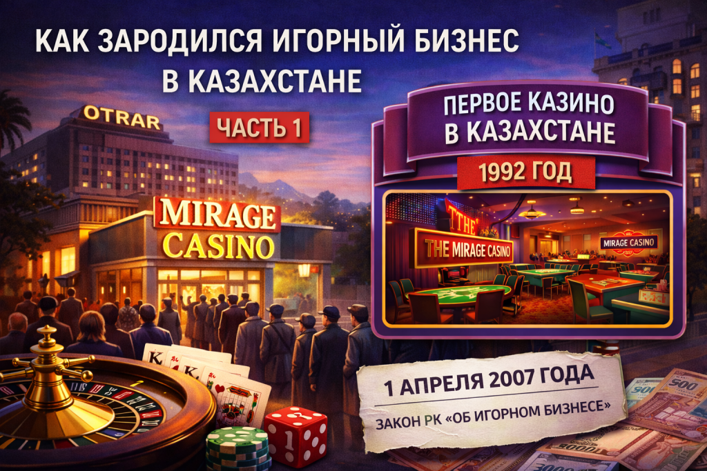КАК ЗАРОДИЛСЯ ИГОРНЫЙ БИЗНЕС В КАЗАХСТАНЕ