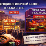 ҚАЗАҚСТАНДА ҚҰМАР ОЙЫН БИЗНЕСІ ҚАЛАЙ ПАЙДА БОЛДЫ