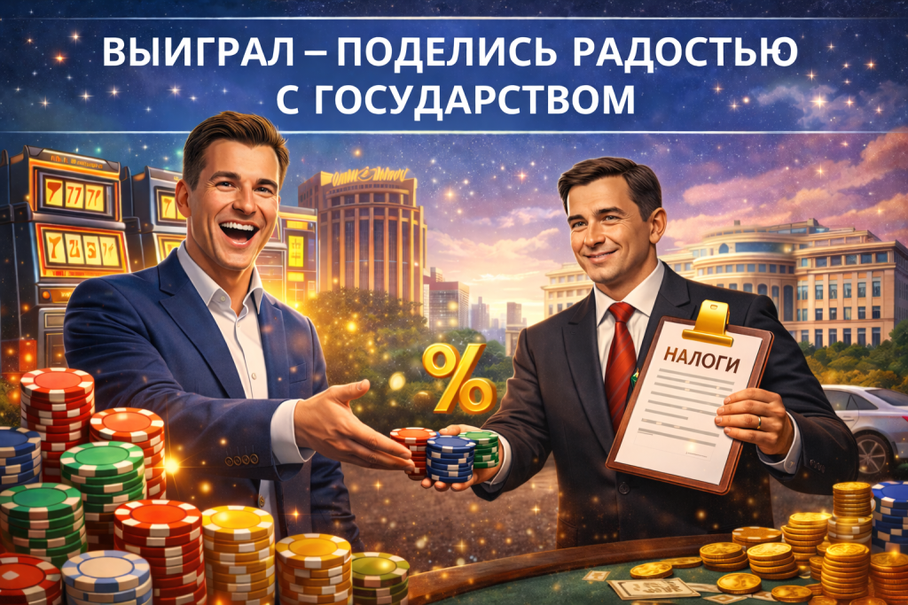 ВЫИГРАЛ – ПОДЕЛИСЬ РАДОСТЬЮ С ГОСУДАРСТВОМ