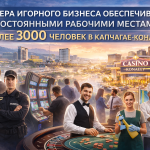 СФЕРА ИГОРНОГО БИЗНЕСА ОБЕСПЕЧИВАЕТ ПОСТОЯННЫМИ РАБОЧИМИ МЕСТАМИ БОЛЕЕ 3000 ЧЕЛОВЕК В КАПЧАГАЕ-КОНАЕВЕ