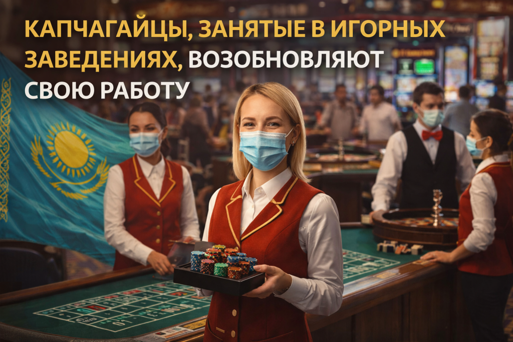 КАПЧАГАЙЦЫ, ЗАНЯТЫЕ В ИГОРНЫХ ЗАВЕДЕНИЯХ, ВОЗОБНОВЛЯЮТ СВОЮ РАБОТУ