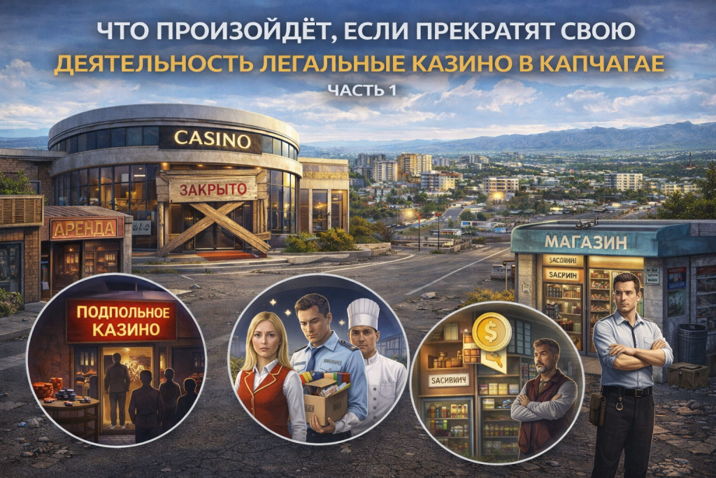 ЧТО ПРОИЗОЙДЁТ, ЕСЛИ ПРЕКРАТЯТ СВОЮ ДЕЯТЕЛЬНОСТЬ ЛЕГАЛЬНЫЕ КАЗИНО В КАПЧАГАЕ