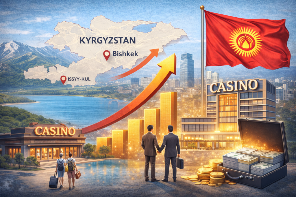 В КЫРГЫЗСТАНЕ ОТКРЫВАЮТ ИГОРНЫЕ ЗАВЕДЕНИЯ С ЦЕЛЬЮ ПРИВЛЕЧЕНИЯ ИНВЕСТИЦИЙ И УВЕЛИЧЕНИЯ ДОХОДНОЙ ЧАСТИ РЕСПУБЛИКАНСКОГО БЮДЖЕТА